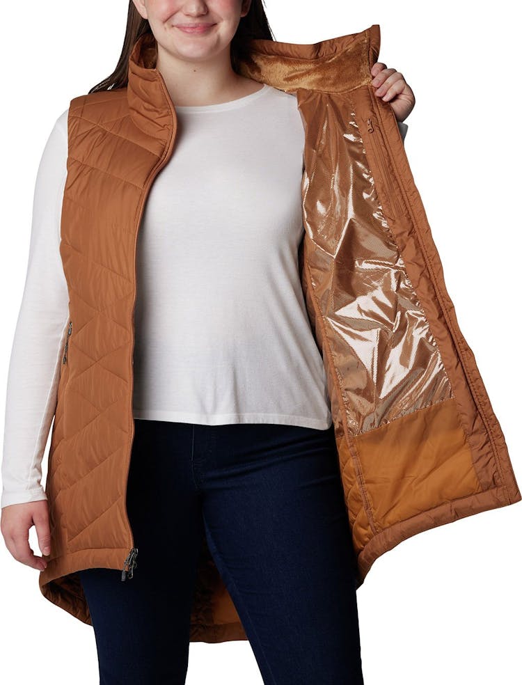 Product gallery image number 6 for product Heavenly Plus Size Long Vest - Women's