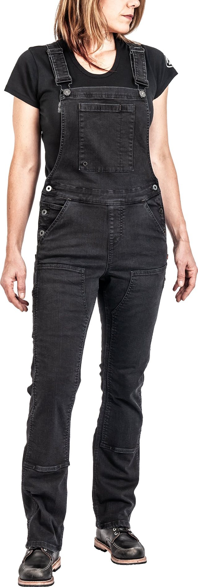 Product image for Freshley Overall Black Stretch Denim - Women's