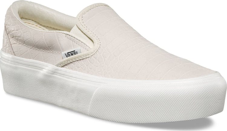 Product gallery image number 5 for product Embossed Classic Slip-On Platform Shoes - Unisex