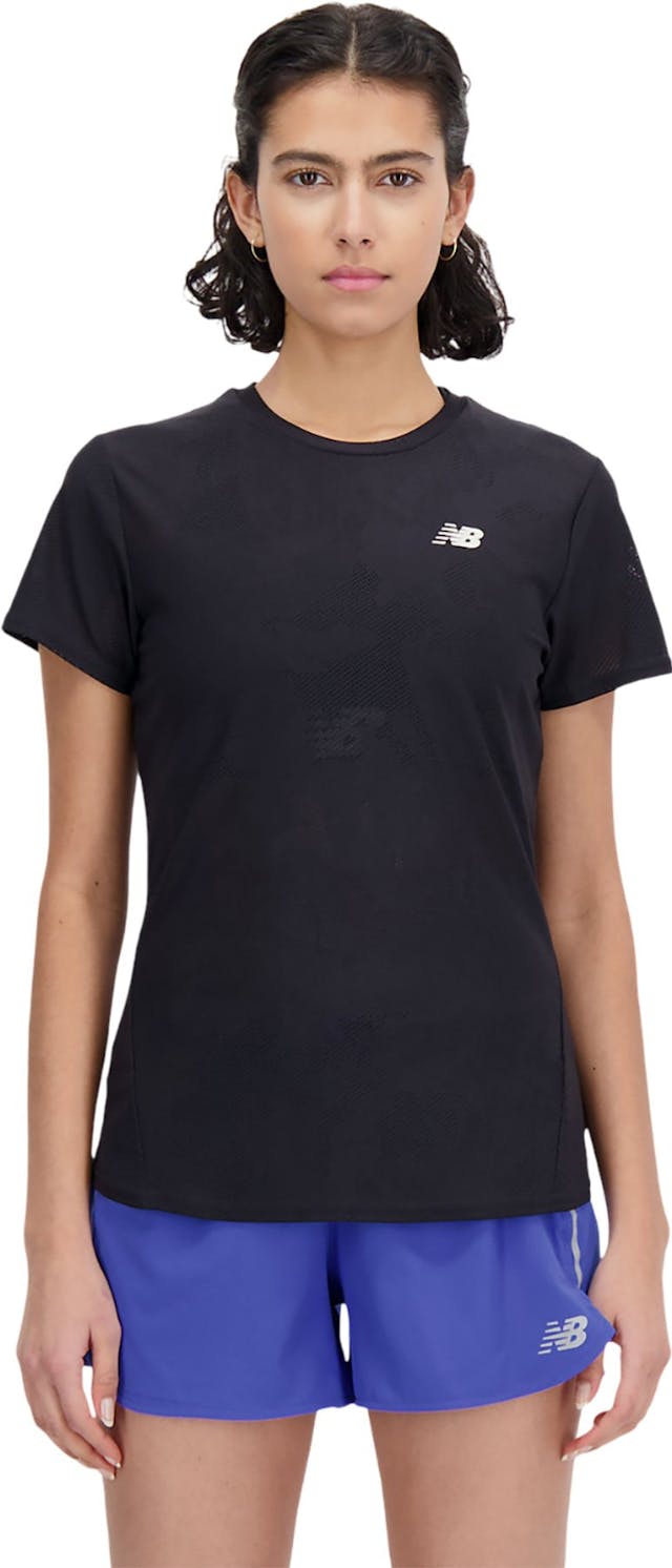 Product image for Q Speed Jacquard Short Sleeve T-Shirt - Women's
