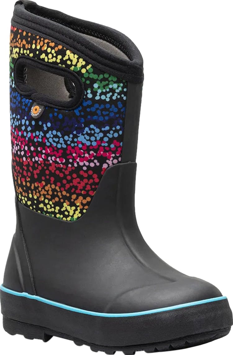 Product gallery image number 5 for product Classic II Rainbow Dots Insulated Rain Boots - Kids