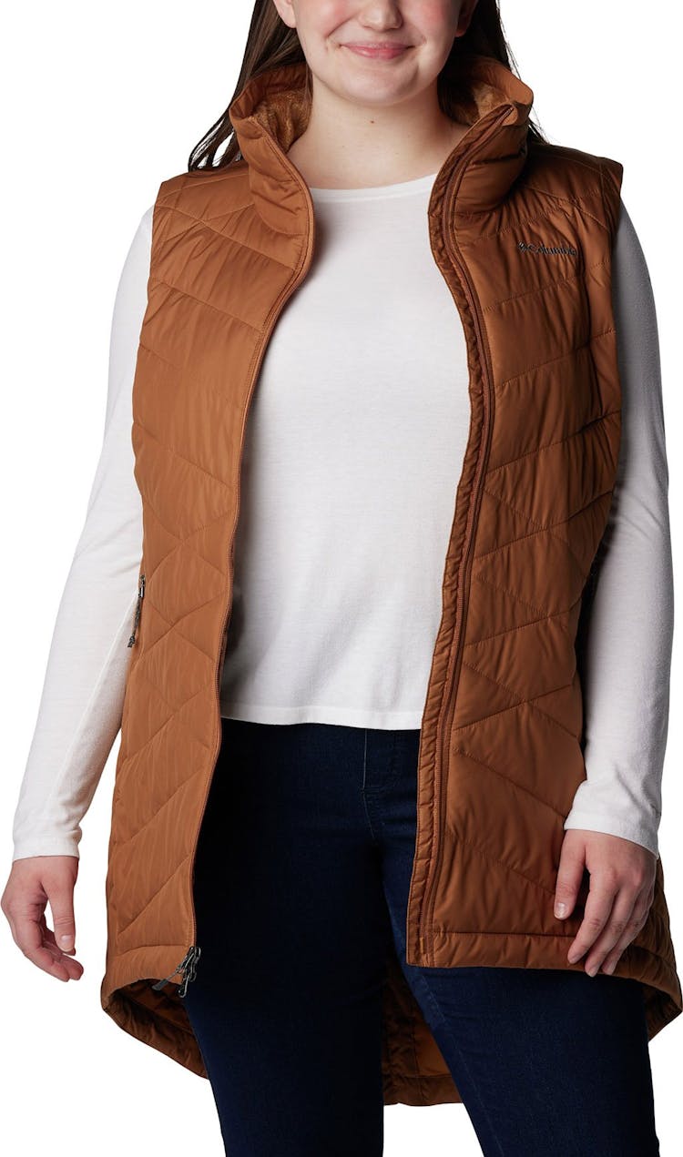 Product gallery image number 7 for product Heavenly Plus Size Long Vest - Women's