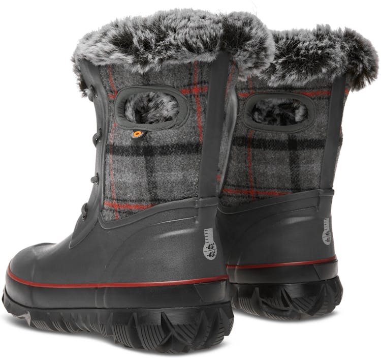 Product gallery image number 3 for product Arcata II Cozy Plaid Winter Boots - Kids