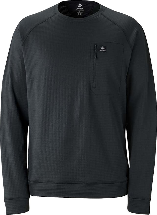Product image for Flagship Recycled Grid Fleece Crew Neck Sweatshirt - Men's