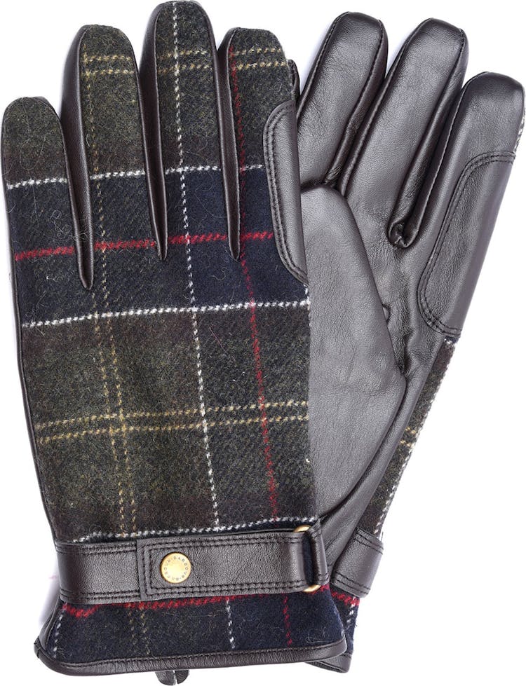 Product gallery image number 1 for product Newbrough Tartan Leather Gloves - Men's