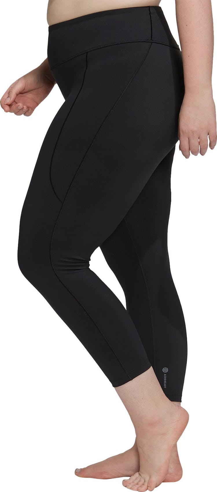 Product gallery image number 2 for product Yoga Studio Plus Size 7/8 Tights - Women's