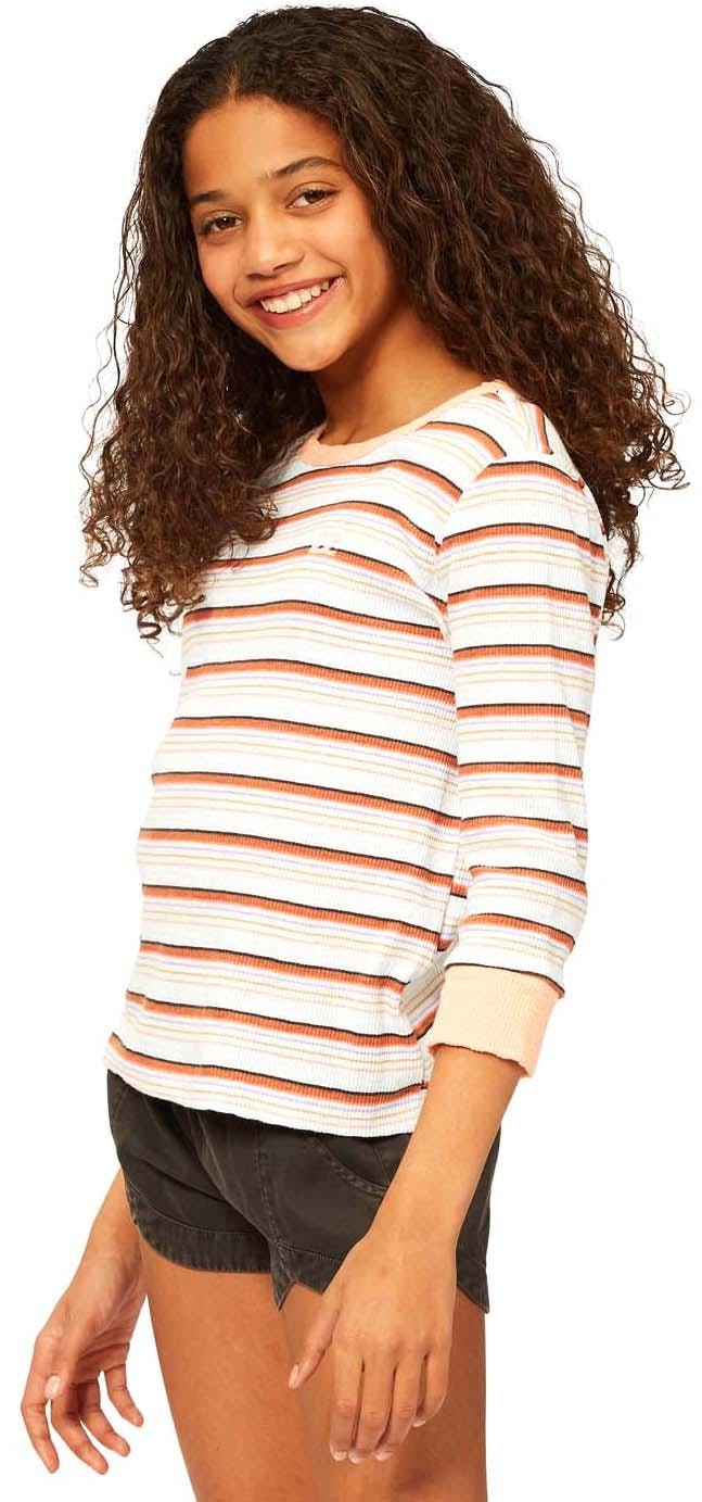 Product gallery image number 2 for product Going Striped Long Sleeve Top - Girls