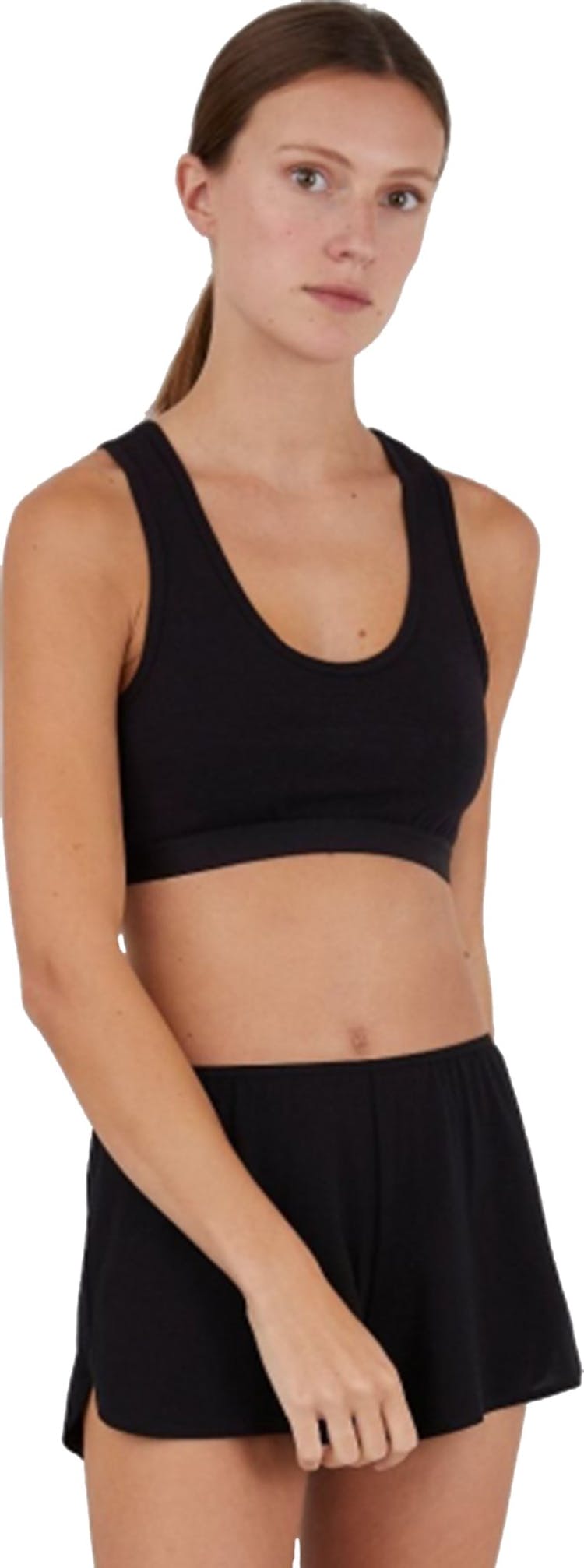 Product gallery image number 1 for product Stretch Cotton Crop Top - Women's