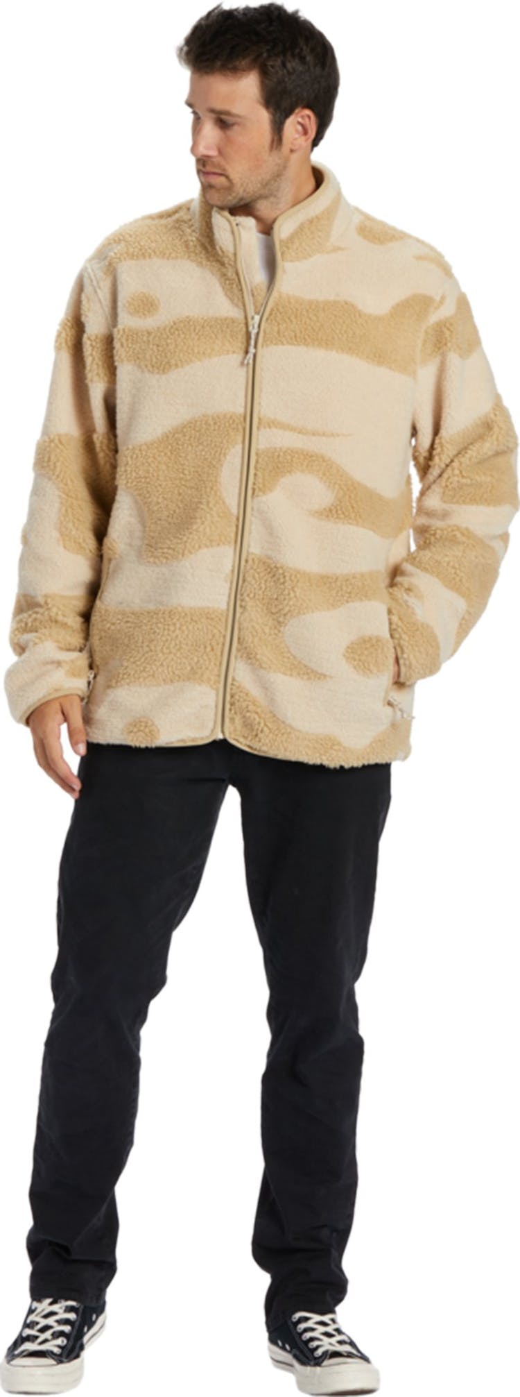 Product gallery image number 4 for product Boundary Switchback Zip-Up Sherpa Fleece Jacket - Men's