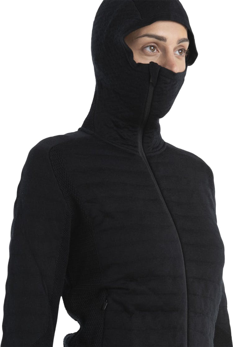 Product gallery image number 4 for product ZoneKnit Merino Explore Long Sleeve Zip Hoodie - Women's