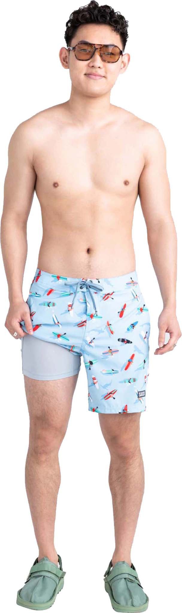 Product gallery image number 3 for product Betawave 2-In-1 7In Boardshorts - Men's