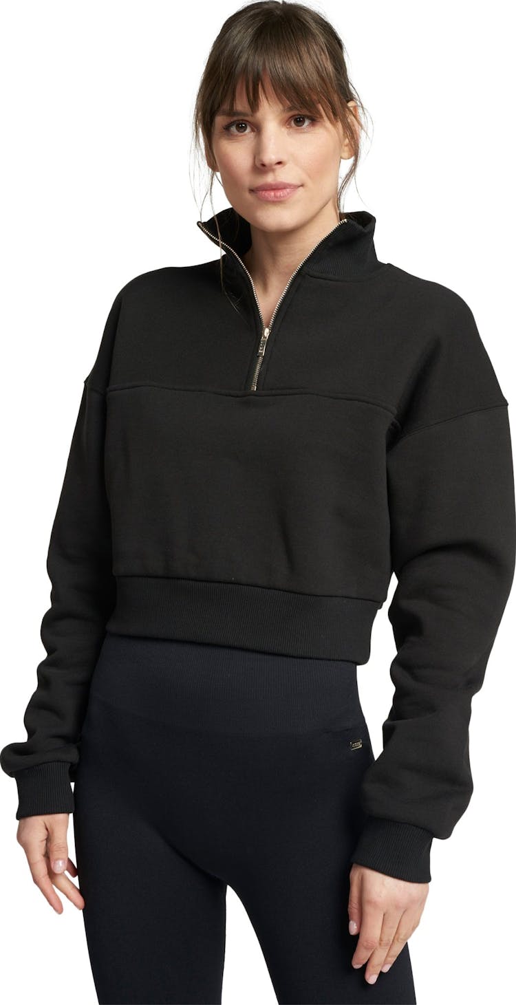Product gallery image number 1 for product Yuki Cropped Zip Sweater - Women's