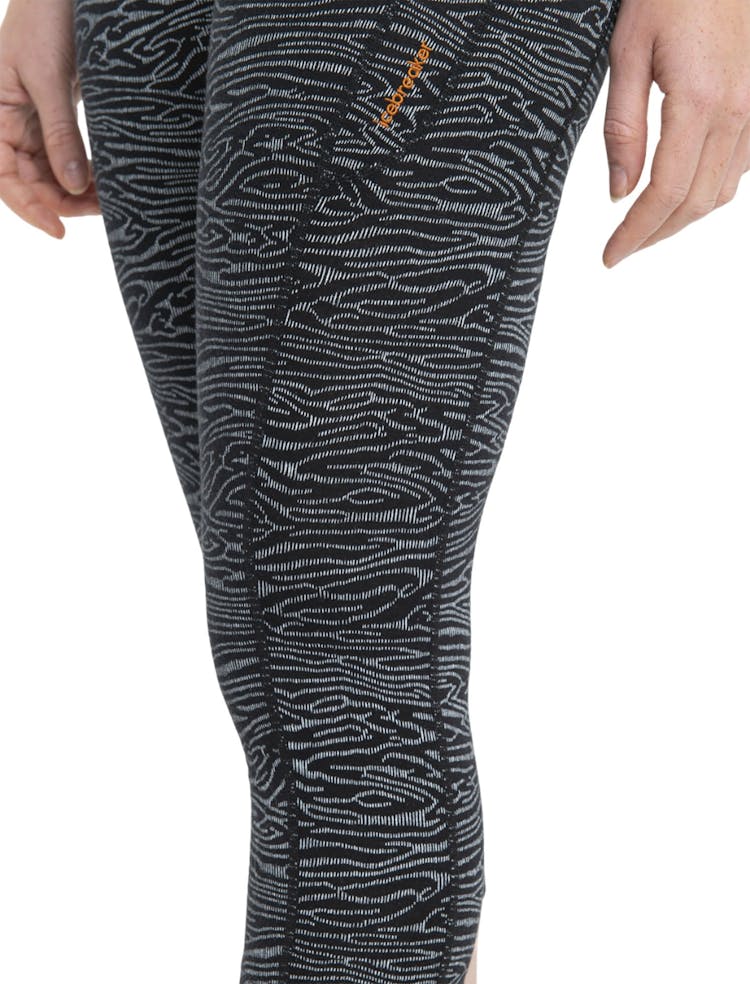 Product gallery image number 5 for product Merino Fastray High Rise 3/4 Tights Topo Lines - Women's