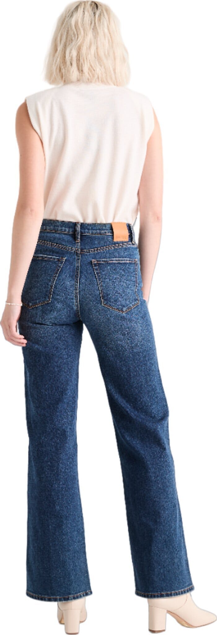 Product gallery image number 2 for product Midweight Performance Denim Wide Leg Jean - Women's