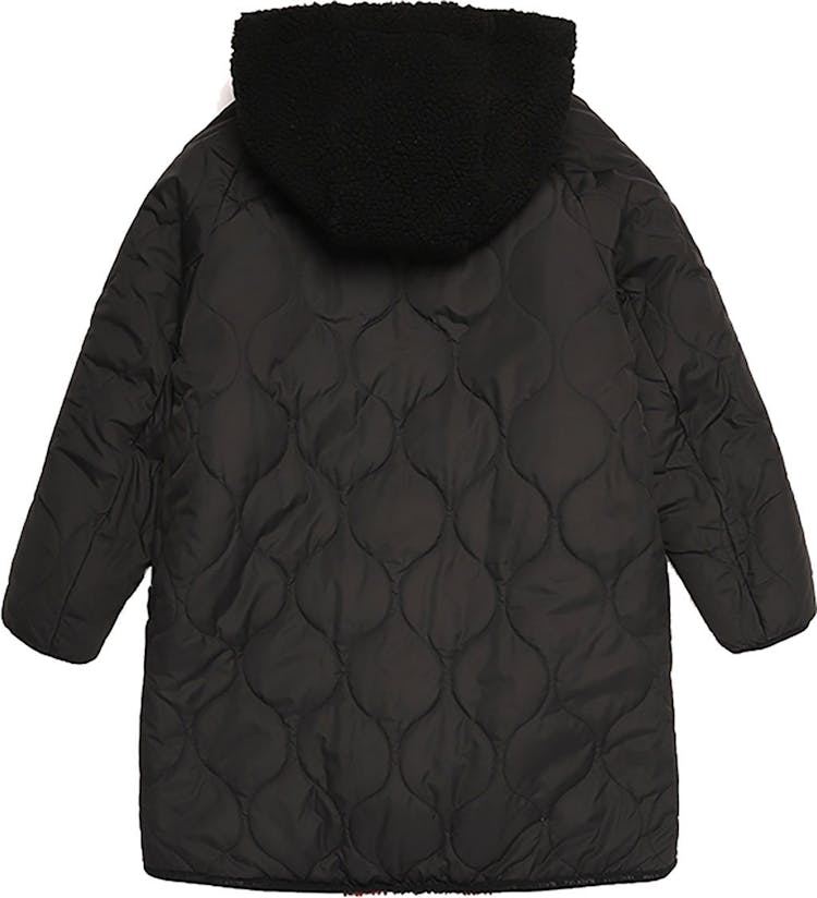 Product gallery image number 3 for product BKC Long Reversible Fleece Hooded Jacket - Kids