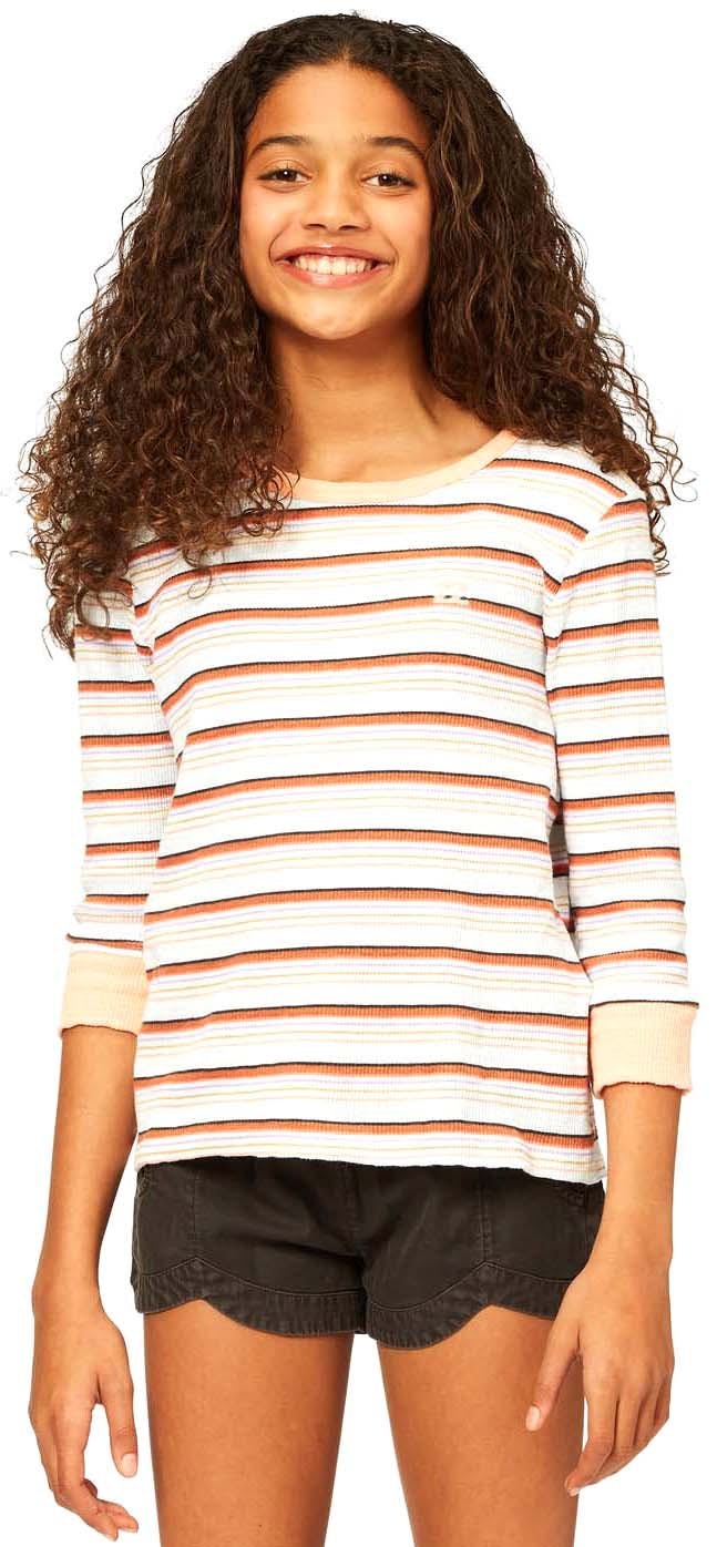 Product gallery image number 1 for product Going Striped Long Sleeve Top - Girls