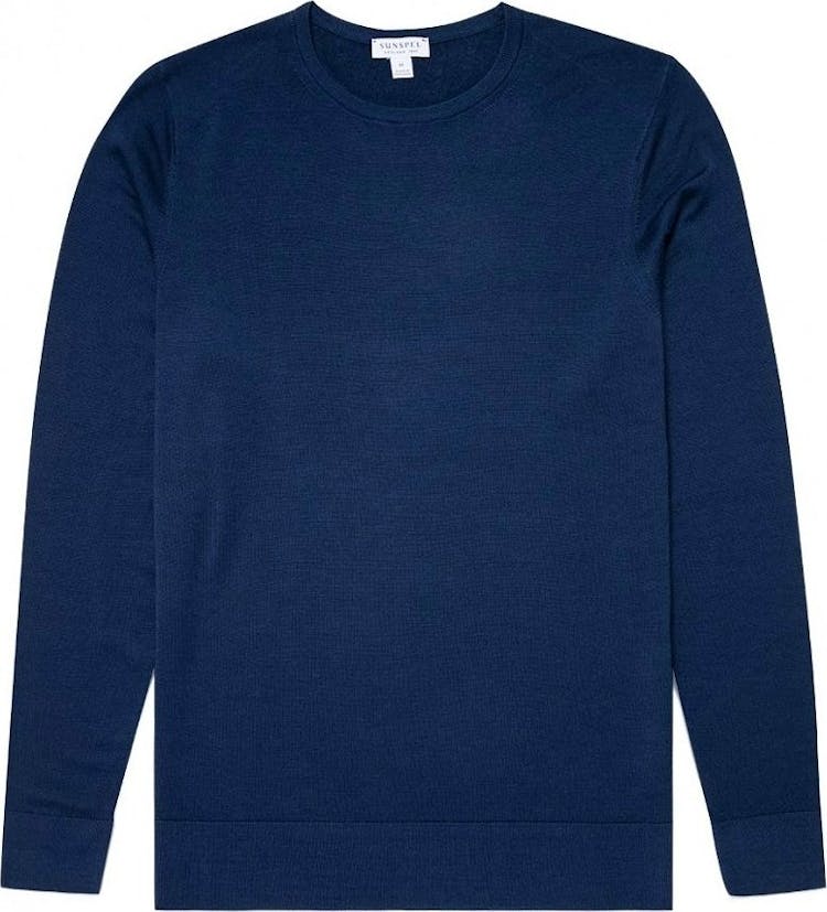 Product gallery image number 1 for product Fine Merino Wool Crewneck Sweater - Men's