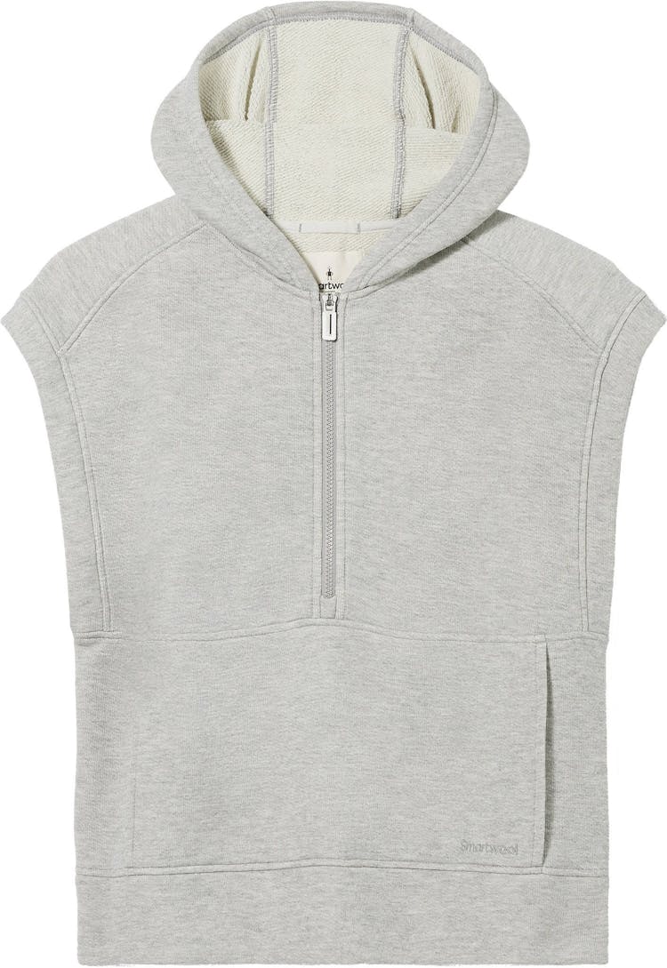 Product gallery image number 1 for product Recycled Terry Short Sleeve Hoodie Sweatshirt - Women's