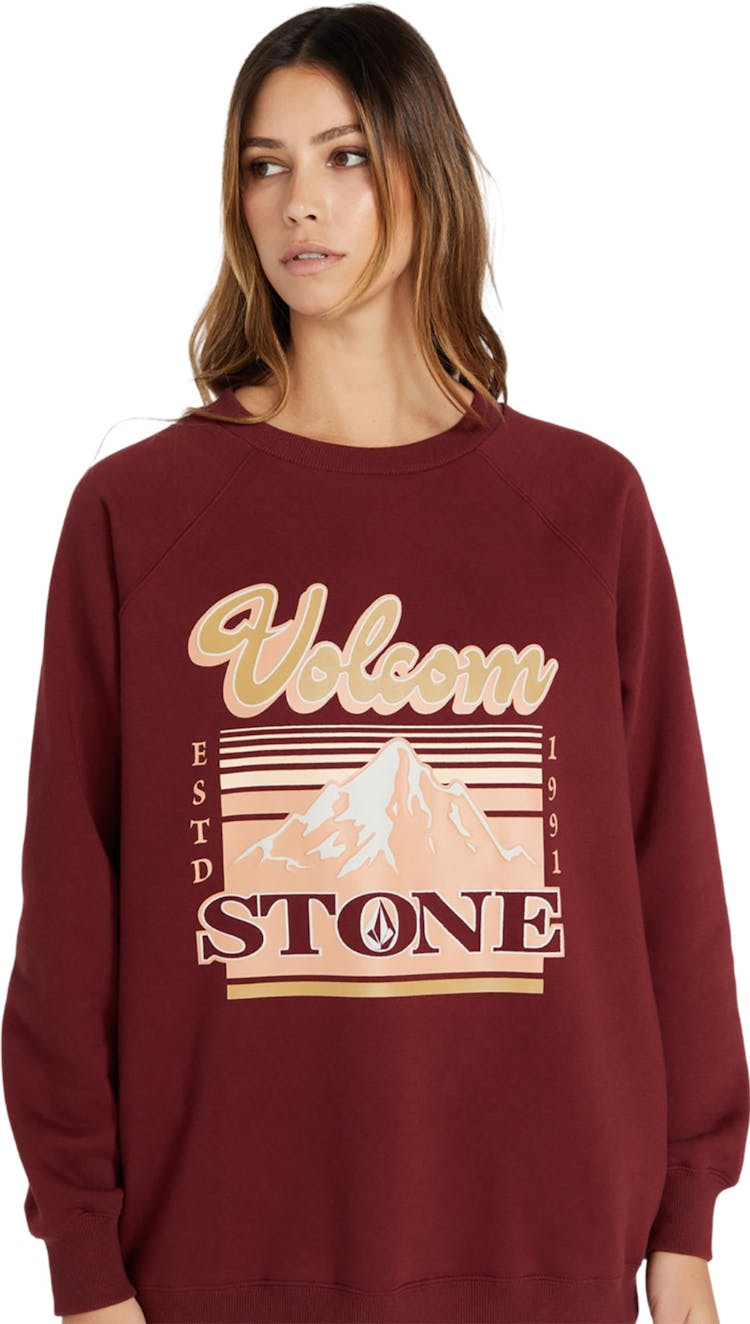 Product gallery image number 3 for product Stone Magic Boyfriend Crew Neck Sweatshirt - Women's