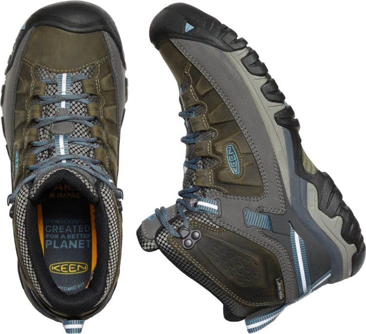 Product gallery image number 2 for product Targhee III Mid Wide Waterproof Hiking Shoes - Women's