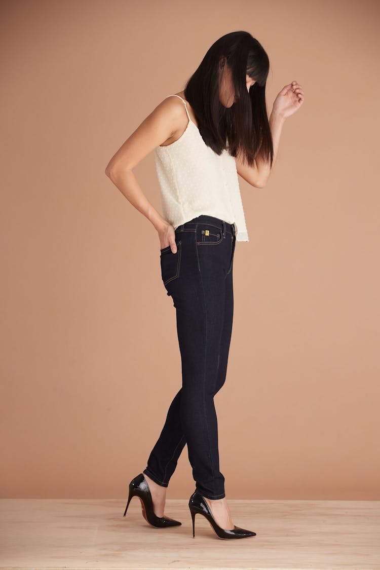 Product gallery image number 3 for product Rachel Rise Skinny Jeans 30" - Women's