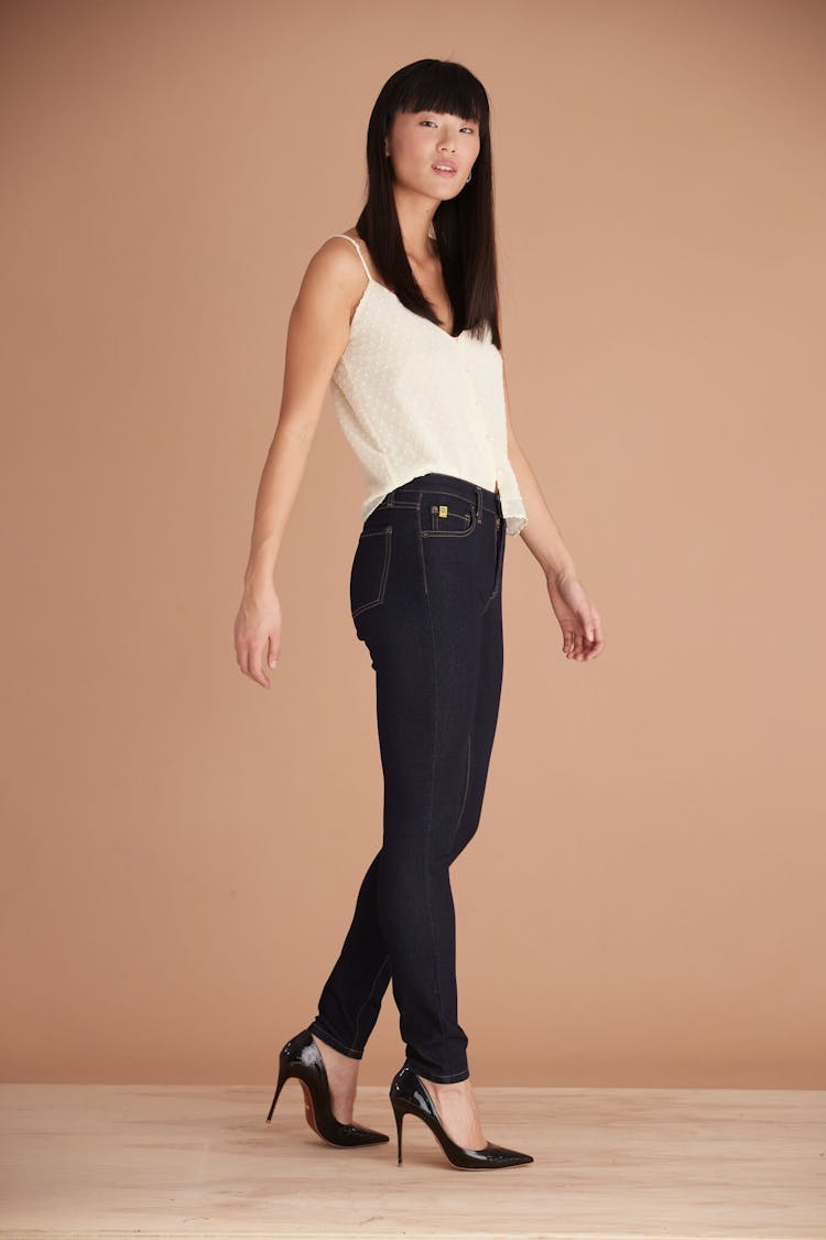 Product gallery image number 6 for product Rachel Rise Skinny Jeans 30" - Women's