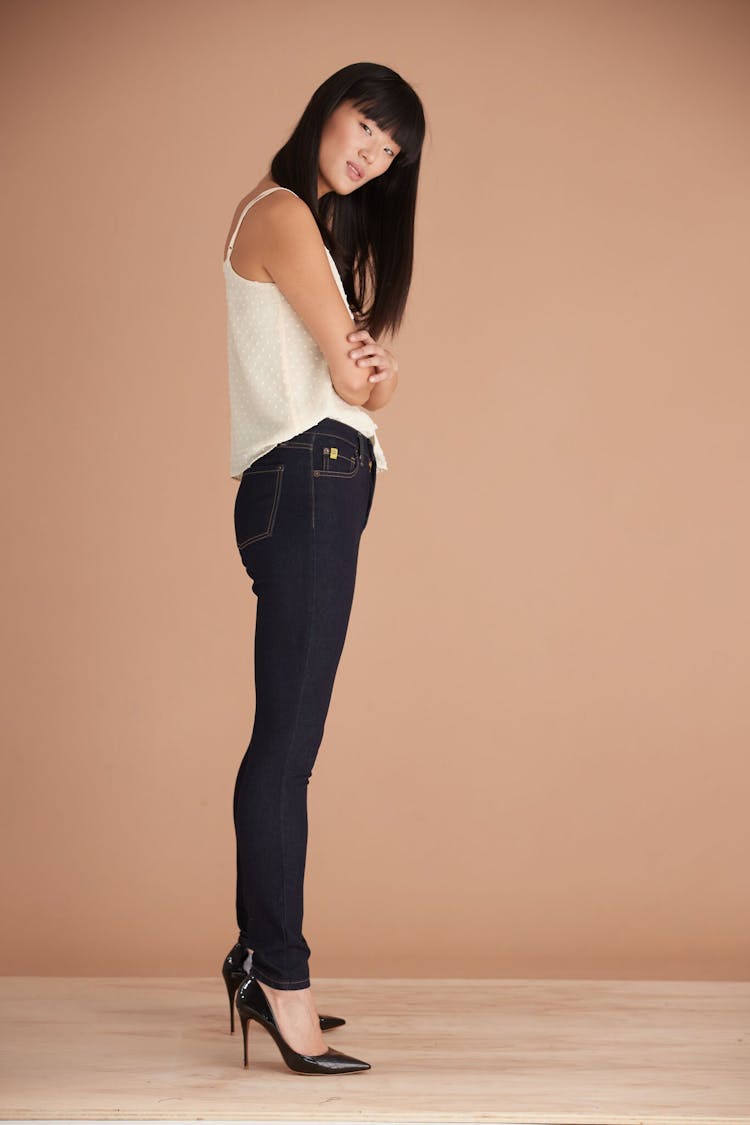 Product gallery image number 2 for product Rachel Rise Skinny Jeans 30" - Women's
