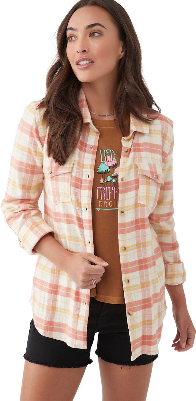 Product image for Nash Woven Long Sleeve Flannel Shirt - Women's