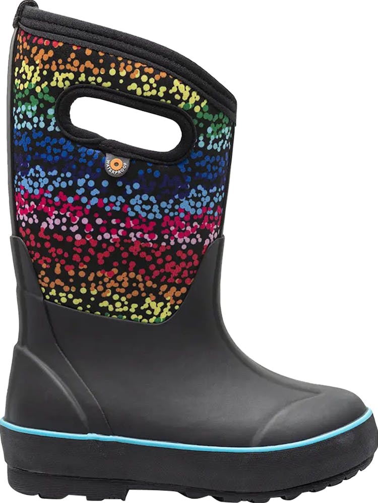 Product gallery image number 1 for product Classic II Rainbow Dots Insulated Rain Boots - Kids