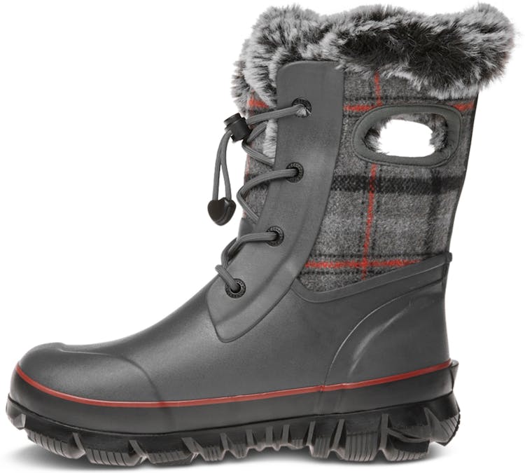 Product gallery image number 2 for product Arcata II Cozy Plaid Winter Boots - Kids