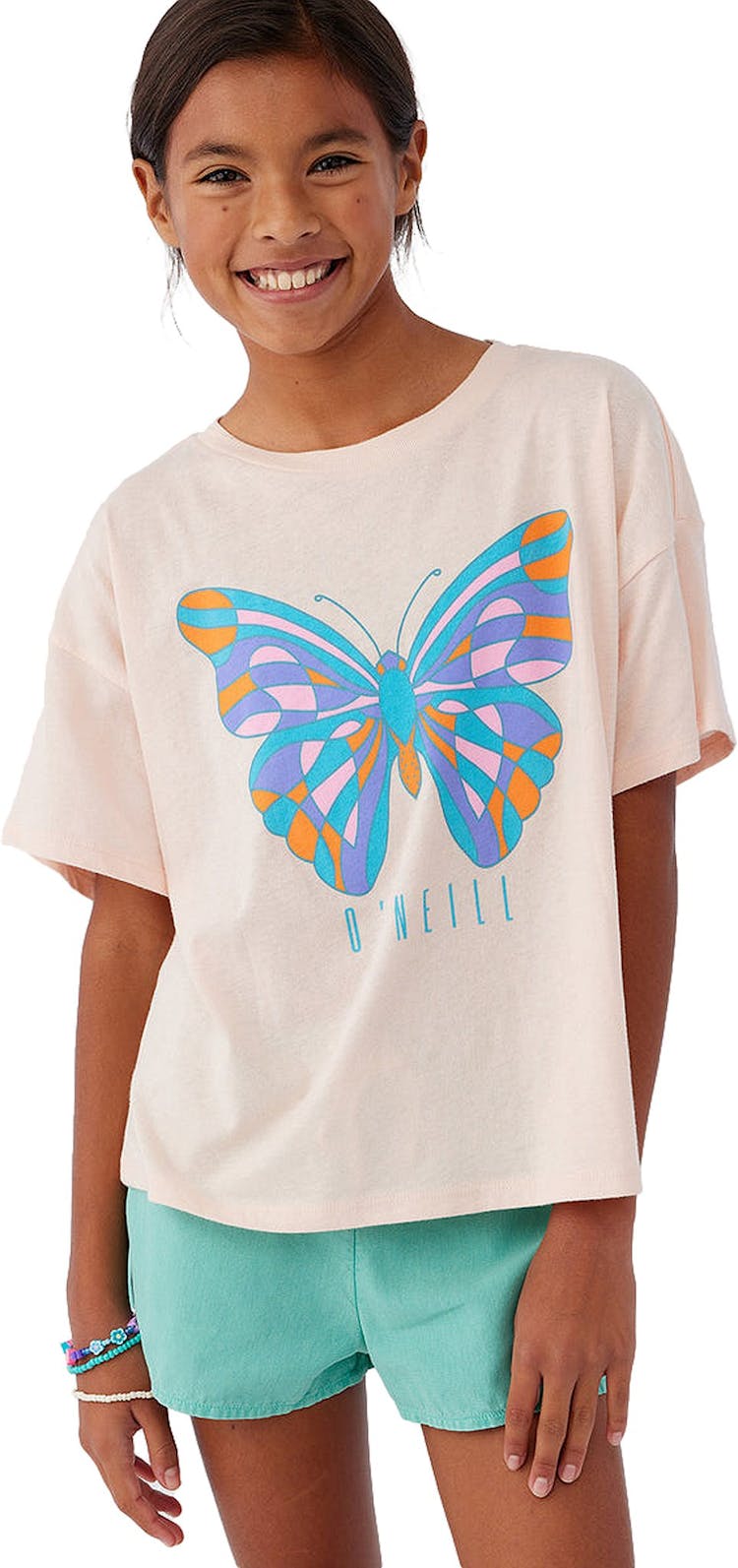 Numéro de l'image de la galerie de produits 1 pour le produit T-shirt surdimensionné Maddox Lucky Butterfly - Fille