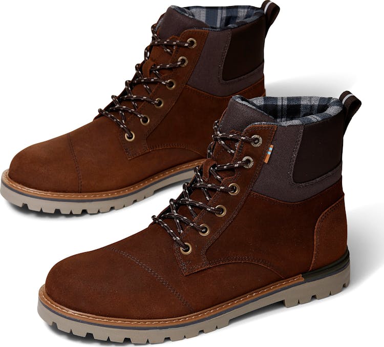 Product gallery image number 3 for product Waterproof Brown Waxt Suede Ashland Boots - Men's