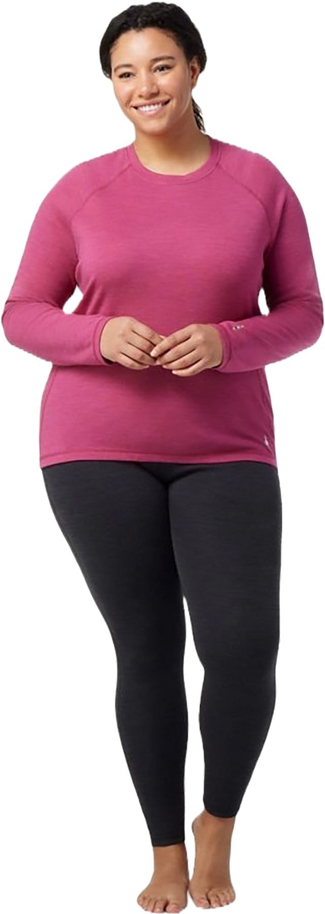 Product gallery image number 3 for product Classic Thermal Merino Crew Top Base Layer [Plus Size] - Women's