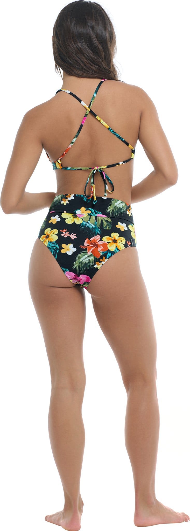 Numéro de l'image de la galerie de produits 2 pour le produit Haut de bikini triangle fixe Tropical Island Freya - Femme