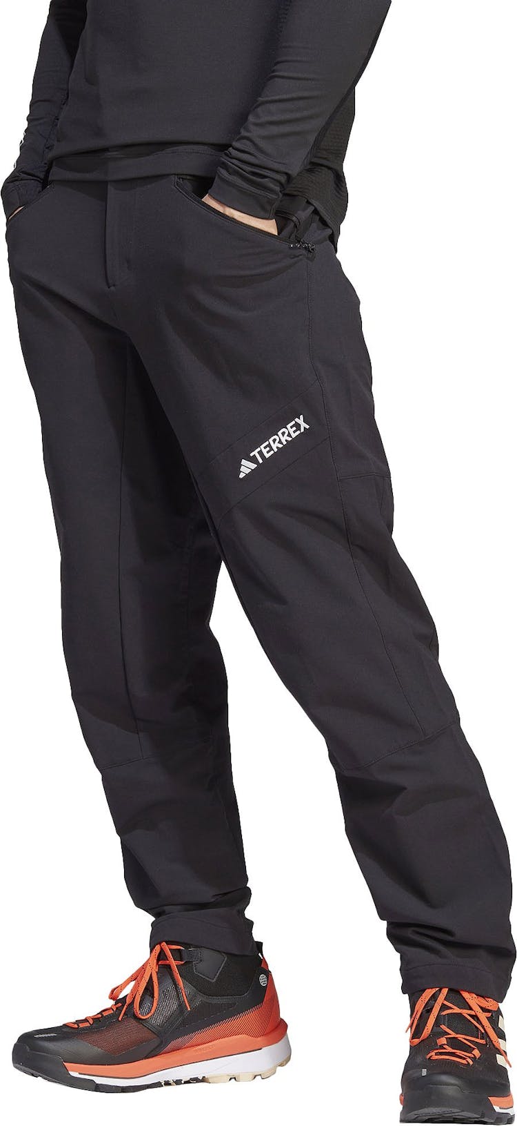 Product gallery image number 2 for product Terrex Techrock Mountaineering Soft Shell Tracksuit Bottom - Men's