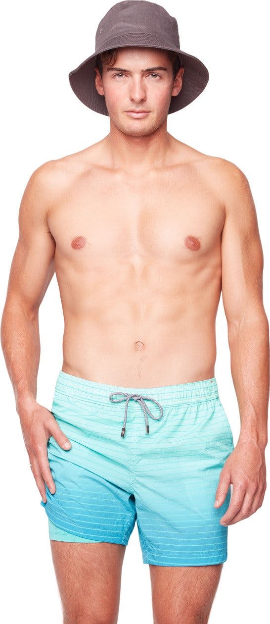 Product gallery image number 2 for product Faded Stripe Swim Shorts - Men's