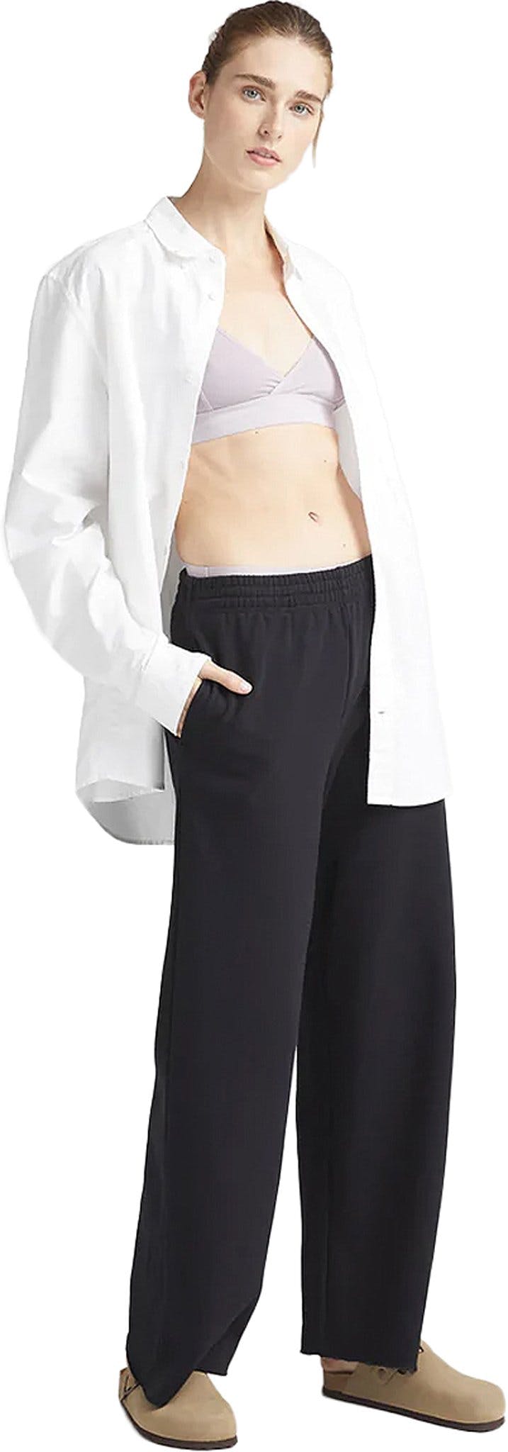 Product gallery image number 2 for product Recycled Fleece Wide Leg Pant - Women's