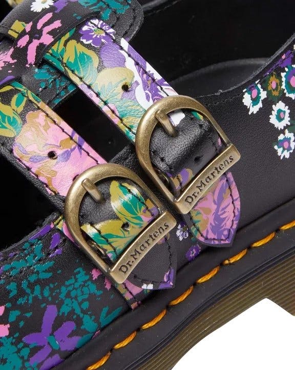 Numéro de l'image de la galerie de produits 2 pour le produit Chaussures en cuir floral vintage Mary Jane 8065 - Femme
