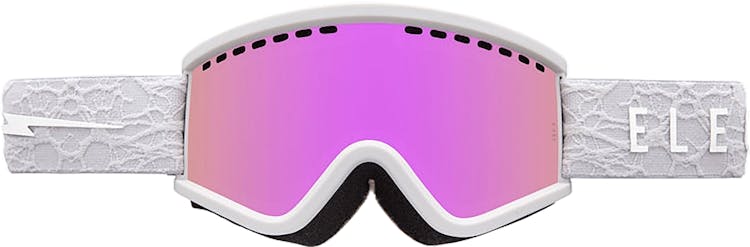 Product gallery image number 4 for product EGVK Grey Nuron - Pink Chrome Goggles - Youth
