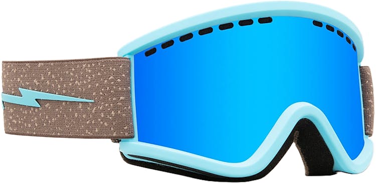 Product gallery image number 1 for product EGVK Delphi Speckle - Blue Chrome Goggles - Youth