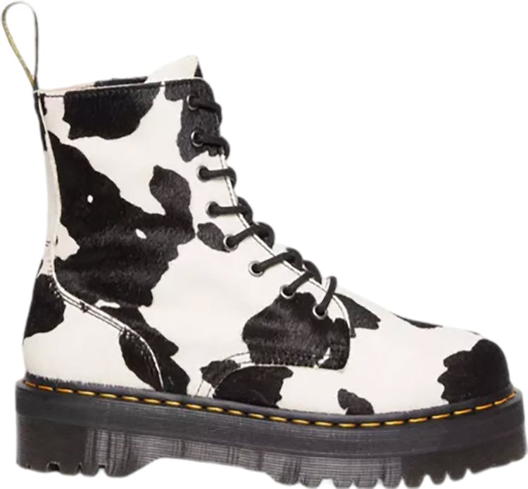 Product gallery image number 6 for product Jadon Hair-On Cow Print Platform Boots - Unisex