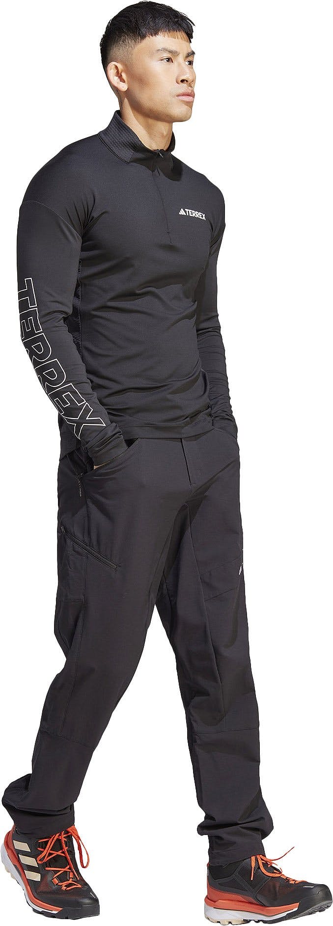 Product gallery image number 7 for product Terrex Techrock Mountaineering Soft Shell Tracksuit Bottom - Men's
