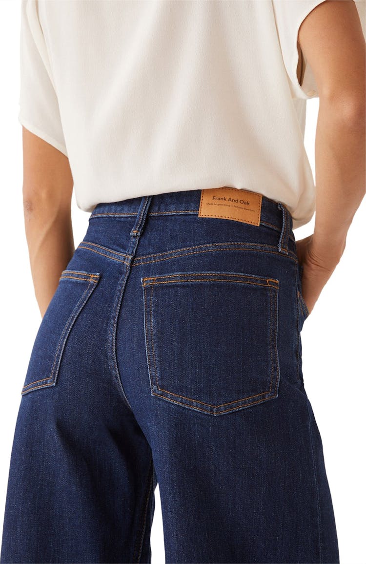 Numéro de l'image de la galerie de produits 3 pour le produit Pantalon en denim à jambe large Nina - Femme