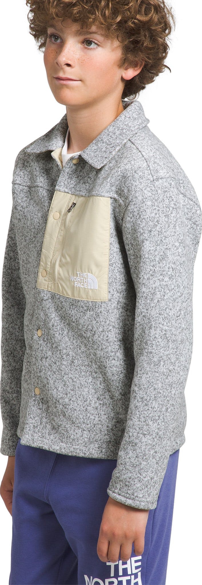 Product gallery image number 2 for product Sweater Fleece Button Down Jacket - Boys