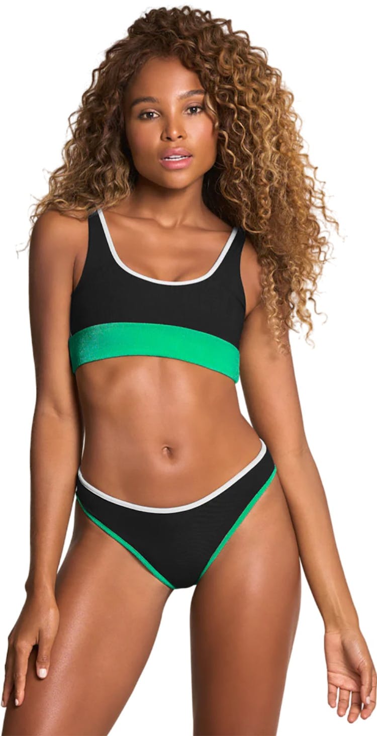 Product gallery image number 1 for product Easy Black Onyx Sporty Bralette Bikini Top - Women's