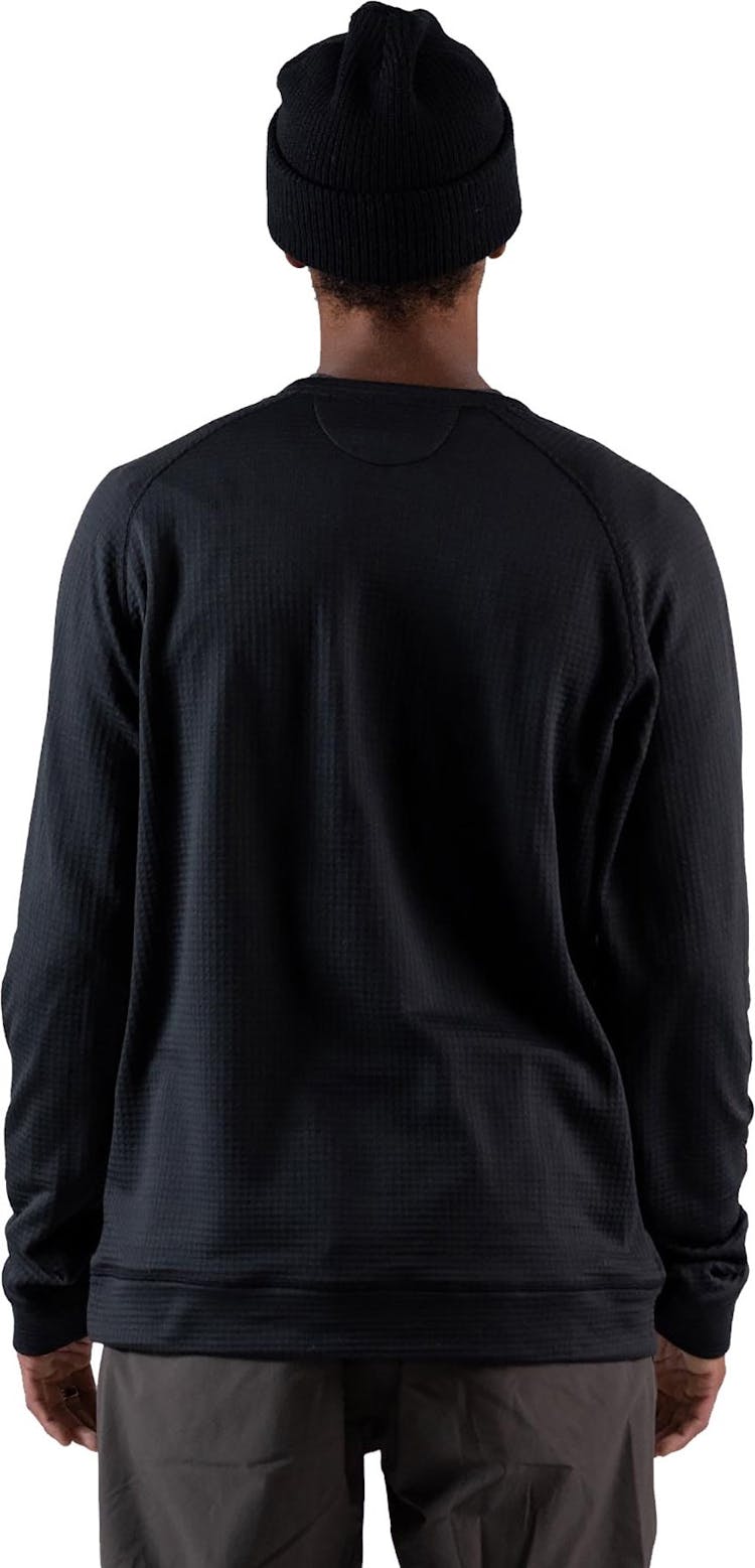 Product gallery image number 5 for product Flagship Recycled Grid Fleece Crew Neck Sweatshirt - Men's