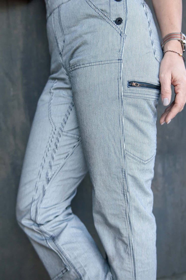 Product gallery image number 12 for product Freshley Overall Indigo Stripe Denim - Women's