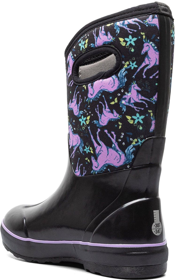 Product gallery image number 3 for product Classic II Unicorn Awesome Insulated Rain Boots - Kids