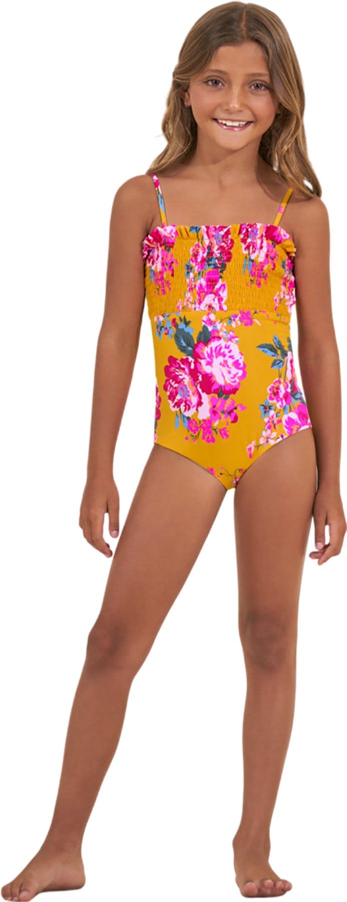 Product gallery image number 1 for product Becharm Bouquet One Piece Swimsuit - Girls 