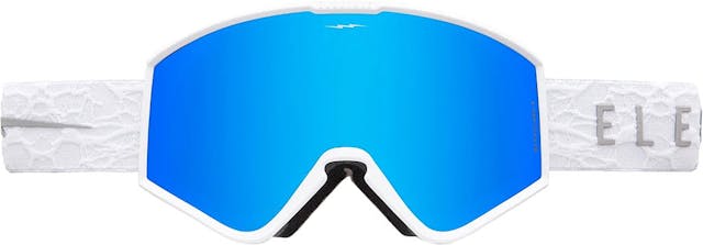 Image de produit pour Lunette de ski petite Kleveland - Matte White Nuron - Blue Chrome - Unisexe